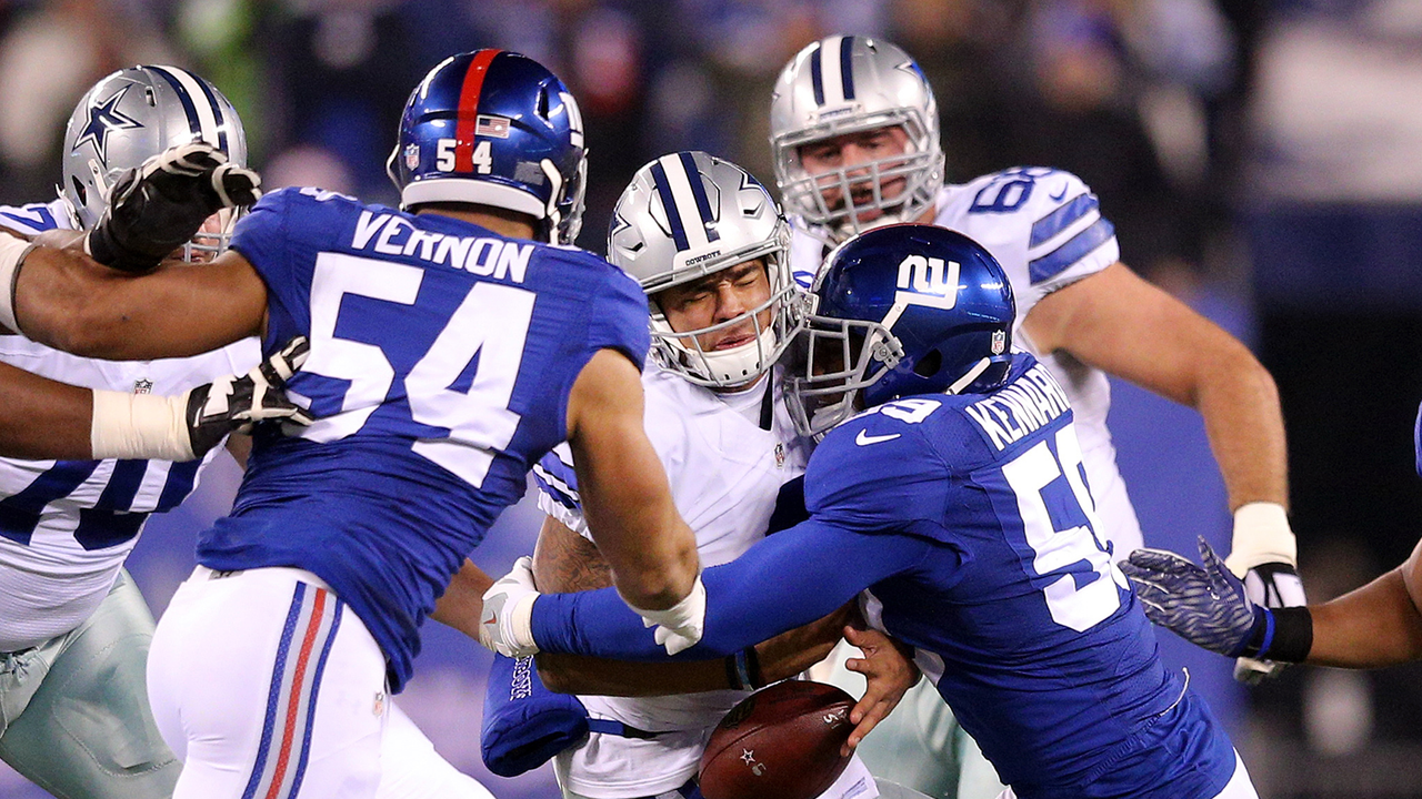Cowboys lose to Giants again, win streak snapped